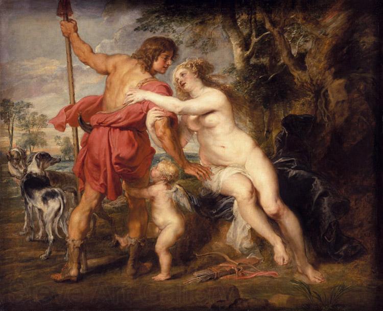 Peter Paul Rubens Venus and Adonis (mk27) France oil painting art